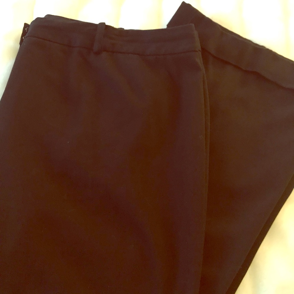 Wide leg cuffed trouser